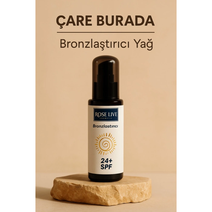 Roselive - Bronzlaştırıcı Yağ 100 Ml (24+ SPF)