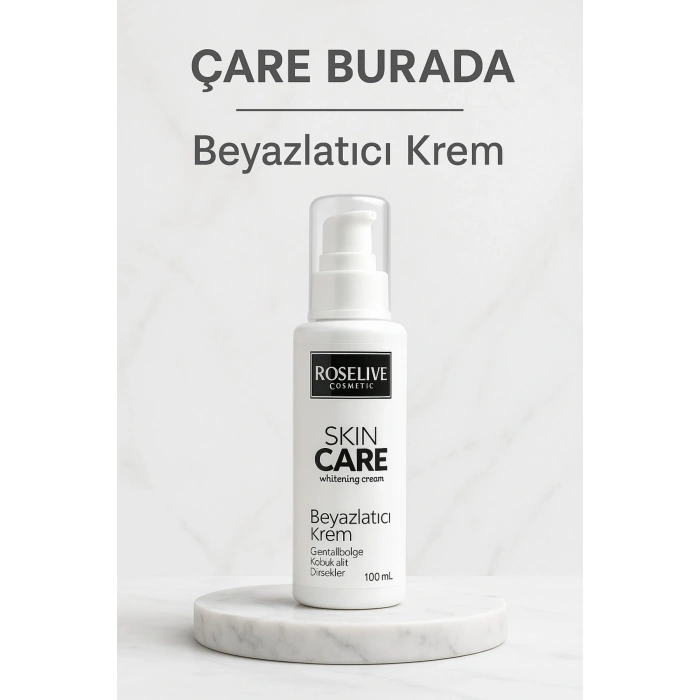Roselive - Beyazlatıcı Krem 100 Ml (Genital & Koltukaltı & Dirsek)
