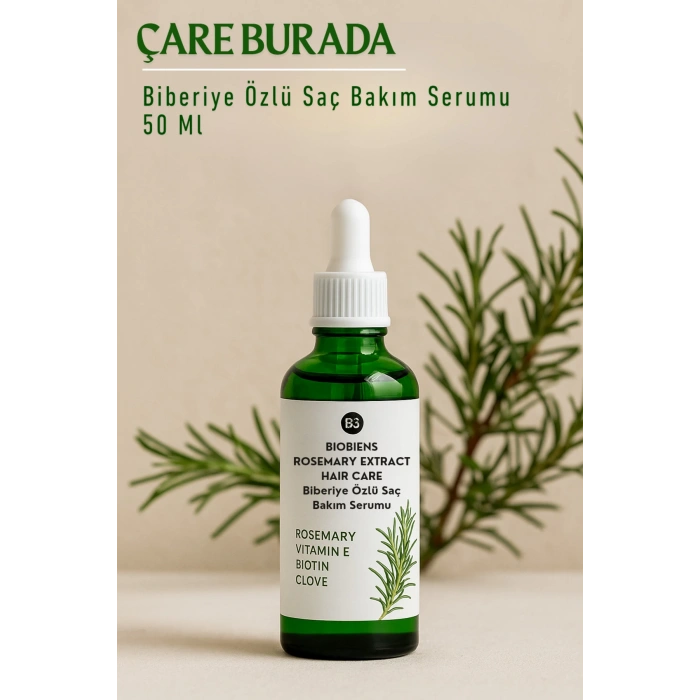 Biobiens - Biberiye Özlü Saç Bakım Serumu 50 Ml (E Vitamini & Biotin & Karanfil)