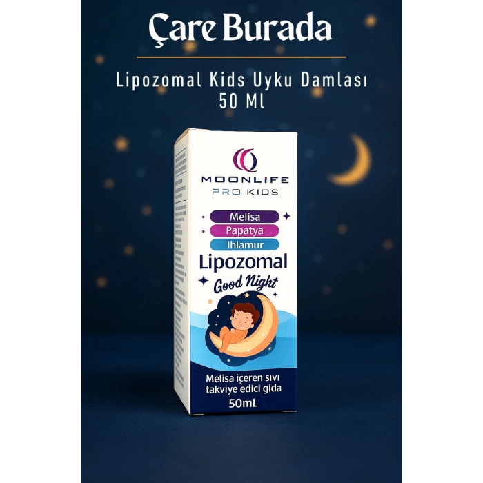 Moonlife - Lipozomal Kids Uyku Damlası 50 Ml (Melisa & Papatya & Ihlamur)