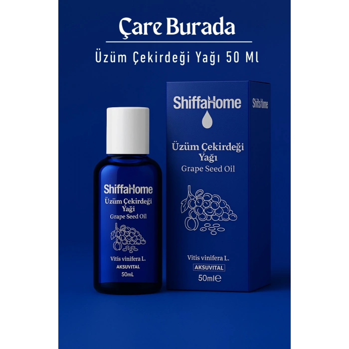 Üzüm Çekirdeği Yağı 50 Ml (Dahilen Kullanıma Uygun)