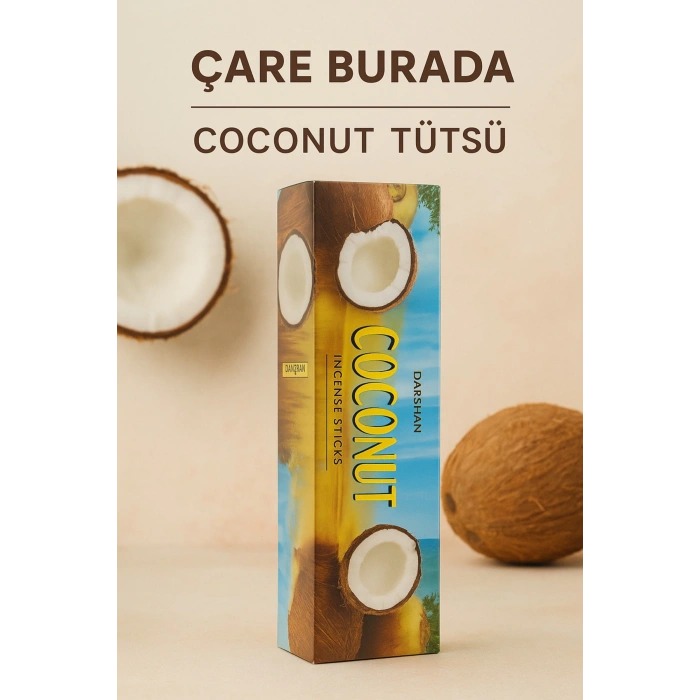 Darshan Incense - Coconut Çubuk Tütsü (20li)