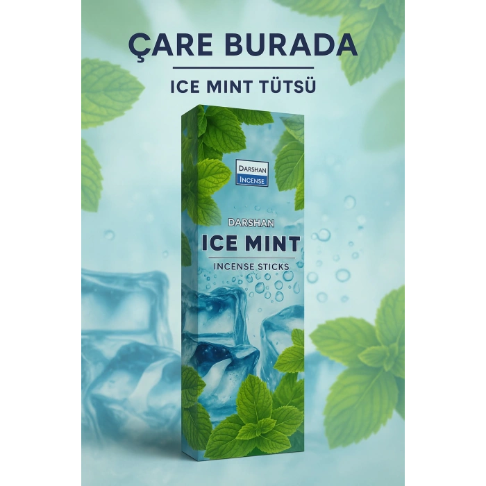 Darshan Incense - Ice Mint Çubuk Tütsü (20li)