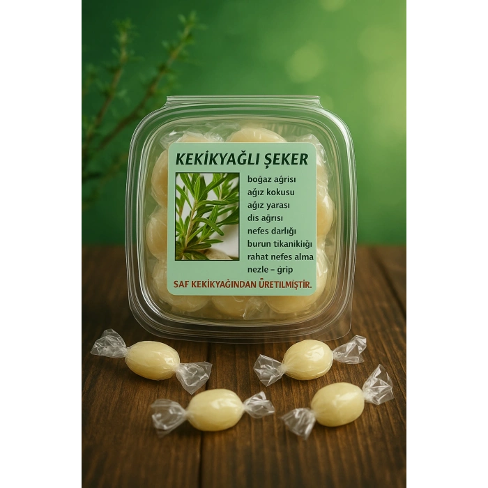 Doğal Kekikyağlı Şeker (25 Adet)