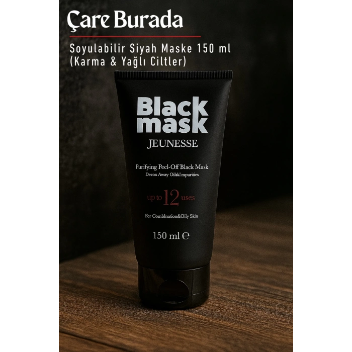 Jeunesse - Soyulabilir Siyah Maske 150 Ml (Karma & Yağlı Ciltler)