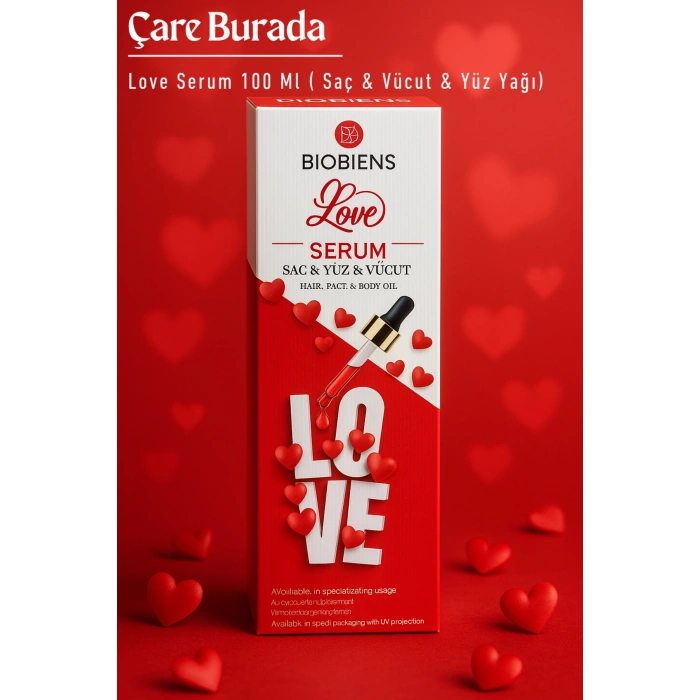 Biobiens - Love Serum 100 Ml (Saç & Yüz & Vücut Yağı)