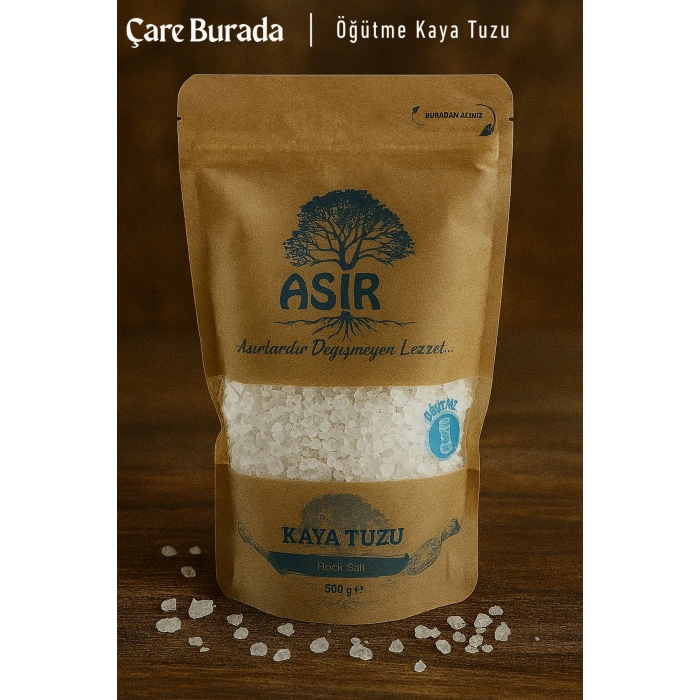 Asır - Öğütme Kaya Tuzu 500 Gr
