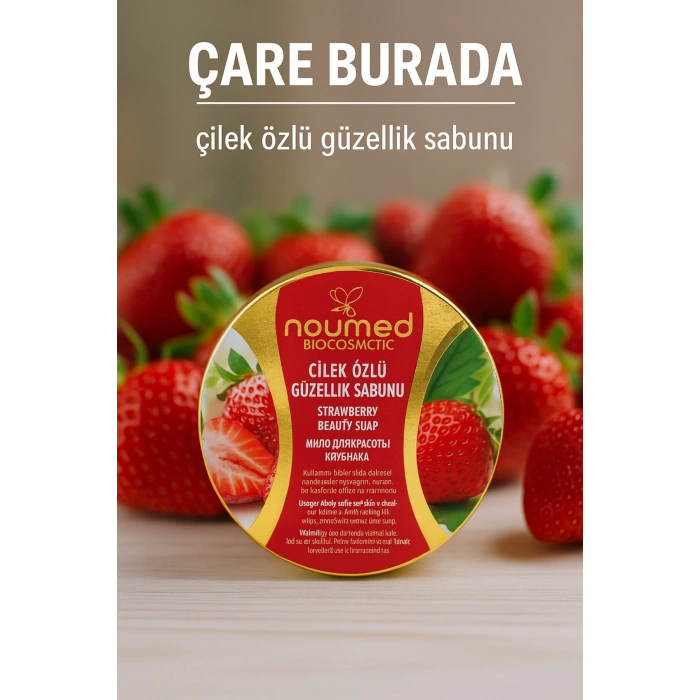 Naumed Biocosmetic - Çilek Özlü Güzellik Sabunu