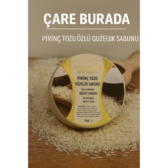 Naumed Biocosmetic - Pirinç Tozu Özlü Güzellik Sabunu