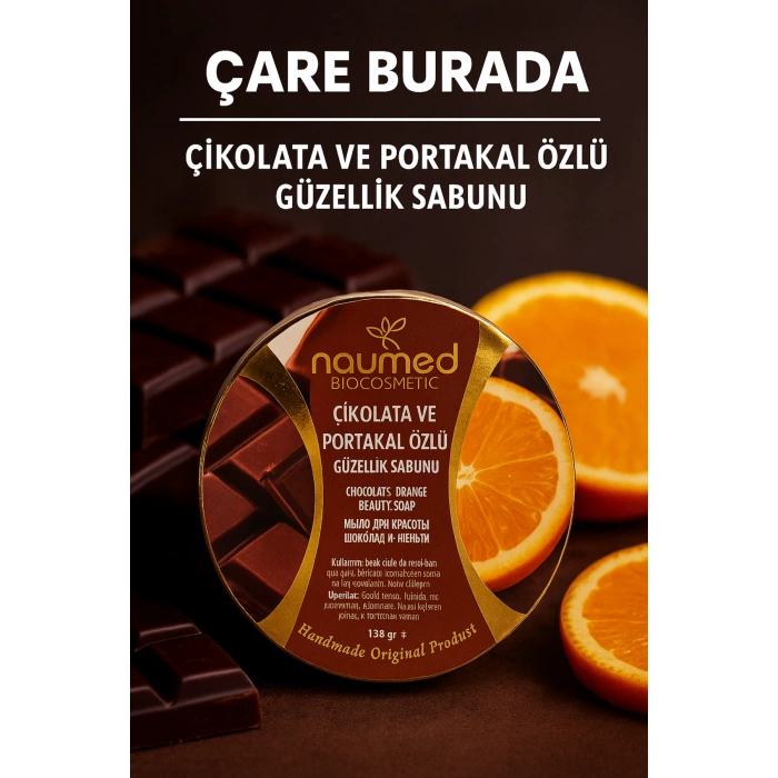 Naumed Biocosmetic - Çikolata & Portakal Özlü Güzellik Sabunu