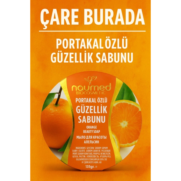 Naumed Biocosmetic - Portakal Özlü Güzellik Sabunu