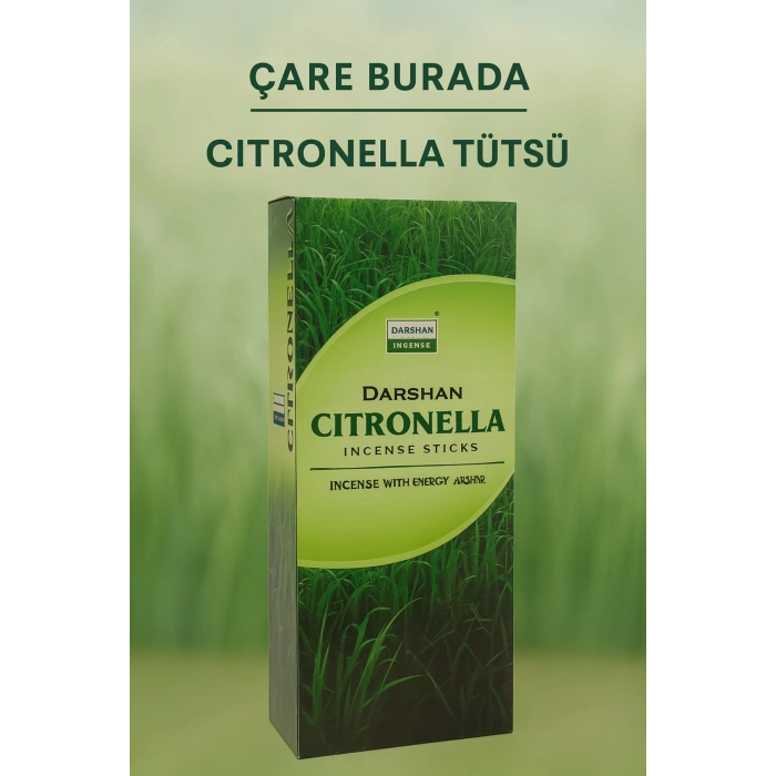 Darshan Incense - Citronella 20li Çubuk Tütsü