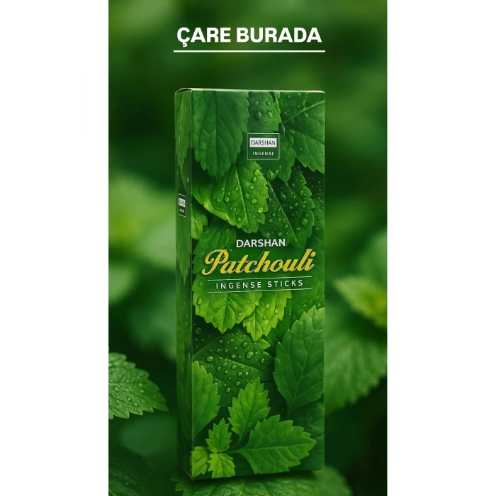 Darshan Incense - Patchouli 20li Çubuk Tütsü (Paçuli)