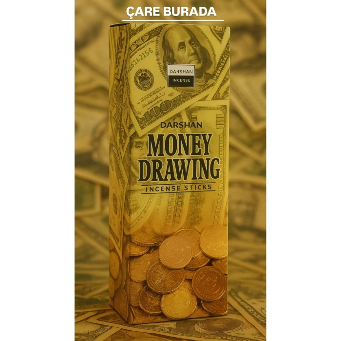 Darshan Incense - Money Drawing 20li Çubuk Tütsü (Bereket & Bolluk)