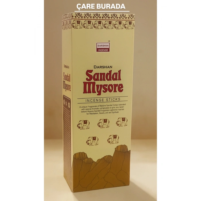 Darshan Incense - Sandal Mysore 20li Çubuk Tütsü