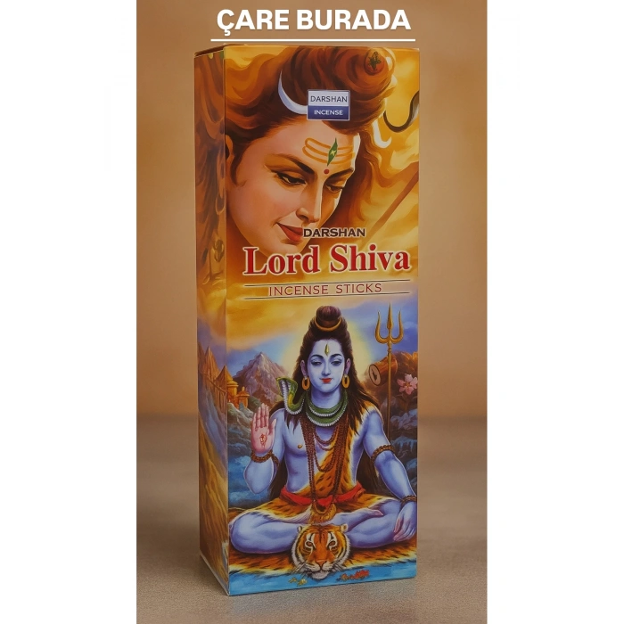 Darshan Incense - Lord Shiva 20li Çubuk Tütsü