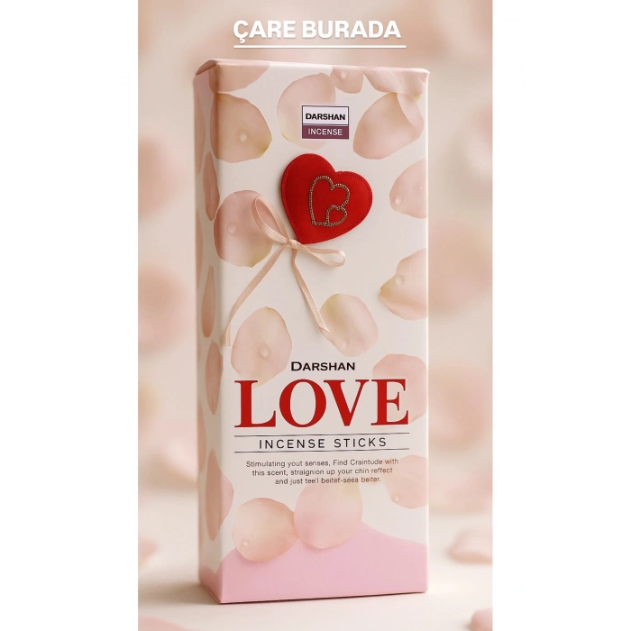 Darshan Incense - Love 20li Çubuk Tütsü (Aşk)