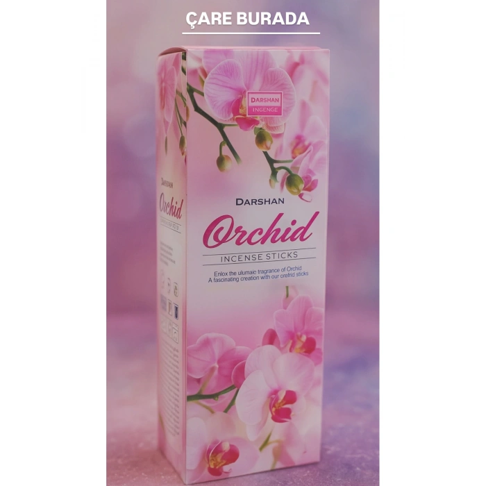 Darshan Incense - Orchid 20li Çubuk Tütsü (Orkide)