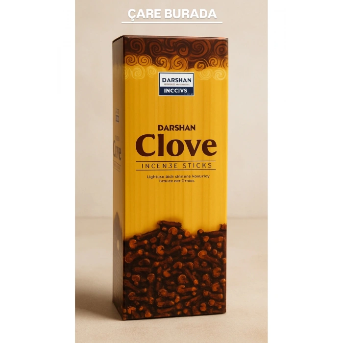 Darshan Incense - Clove 20li Çubuk Tütsü (Karanfil)
