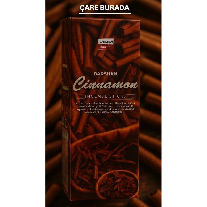 Darshan Incense - Tarçın 20li Çubuk Tütsü ( & Sevgi & Bolluk)