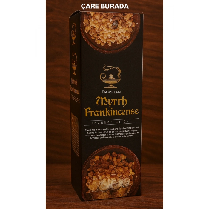 Darshan Incense - Myrrh Frankincense 20li Çubuk Tütsü (Akgünlük)