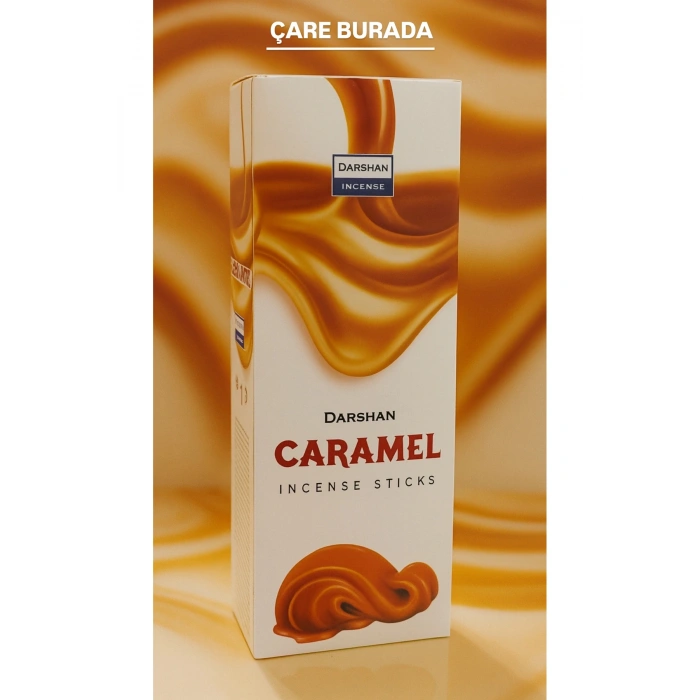 Darshan Incense - Karamel 20li Çubuk Tütsü (İştah Açıcı & Mutluluk)