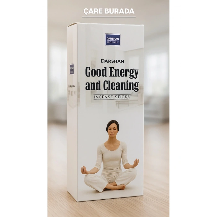 Darshan Incense - Good Energy & Cleaning 20li Çubuk Tütsü (İyi Enerji & Arınma)