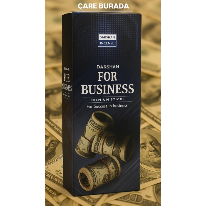 Darshan Incense - For Business 20li Çubuk Tütsü (Müşteri & Bolluk & Bereket)