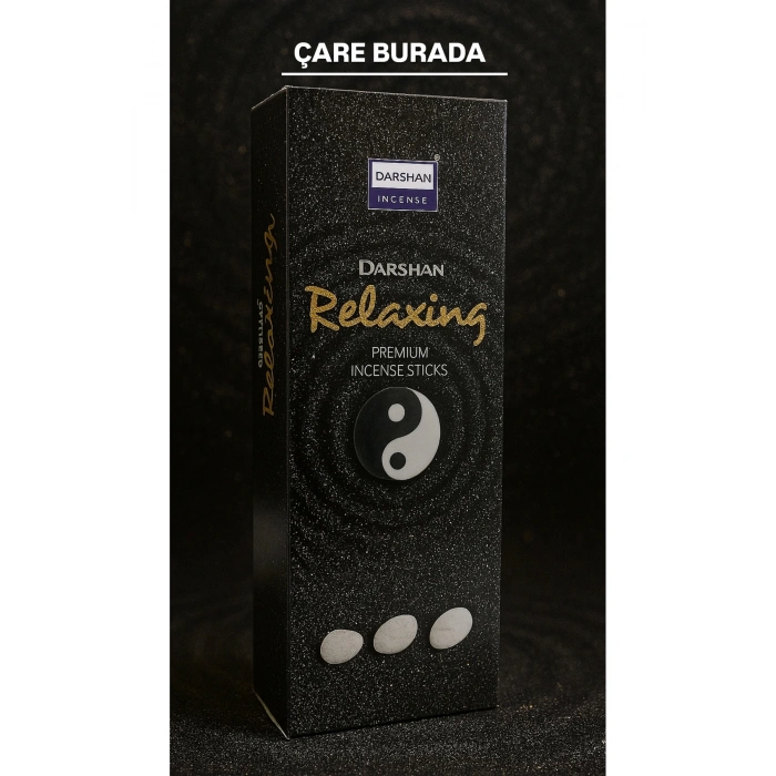 Darshan Incense - Relaxing 20li Çubuk Tütsü (Zihinsel Rahatlama & Öfkeden Arınma & Huzur)