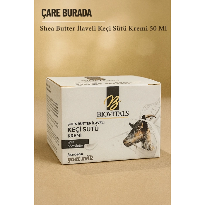 Biovitals - Keçi Sütü Kremi 50 Ml (Shea Butter İlaveli)