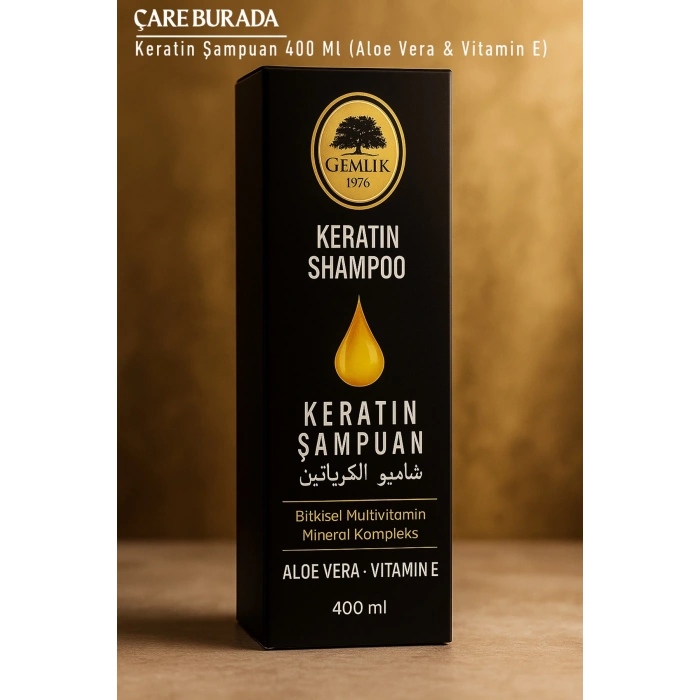 Gemilik - Aloe Vera & Vitamin E İlaveli Keratin Şampuan