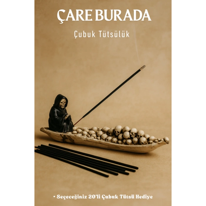 Azrail Çubuk Tütsülük (Seçeceğiniz 20li Çubuk Tütsü Hediye)