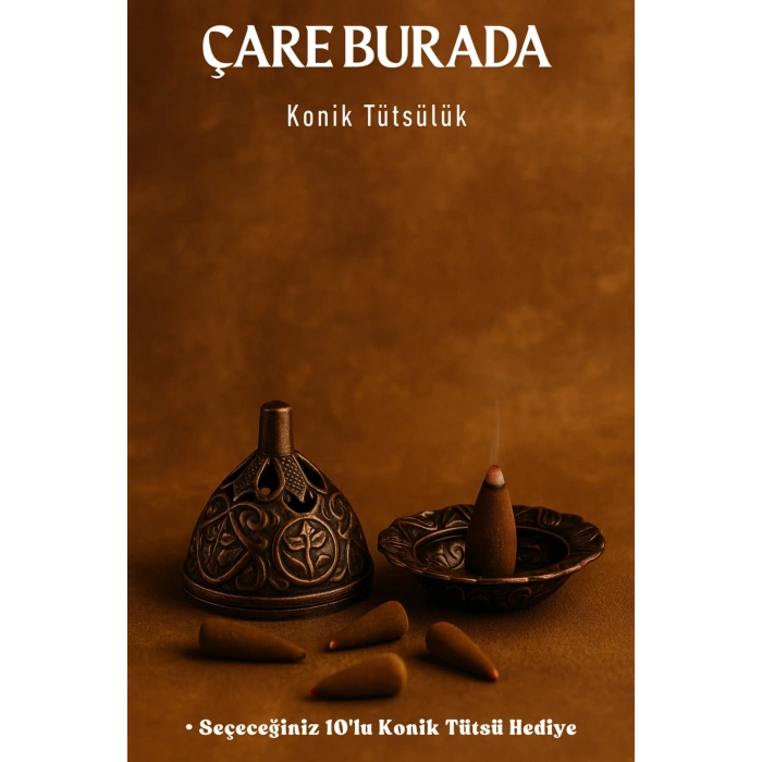 Konik Tütsülük (Seçeceğiniz 10lu Konik Tütsü Hediye)