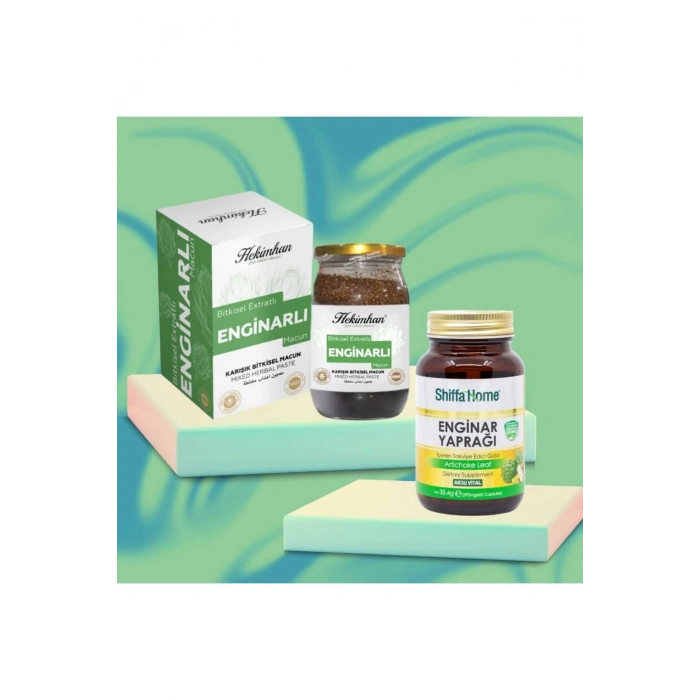 Enginar Yaprağı 60 Kapsül + Enginarlı Macun ( Kara ciğer İçin )