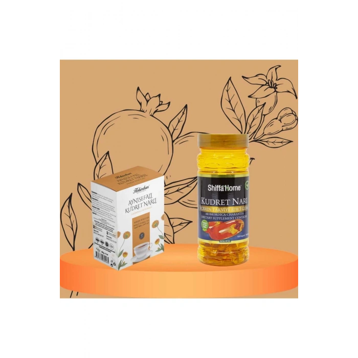 Aynısefalı Kudret Narlı Bitki Çayı 40lı + Kudret Narı 100 Jel Kapsül ( Mide İçin )