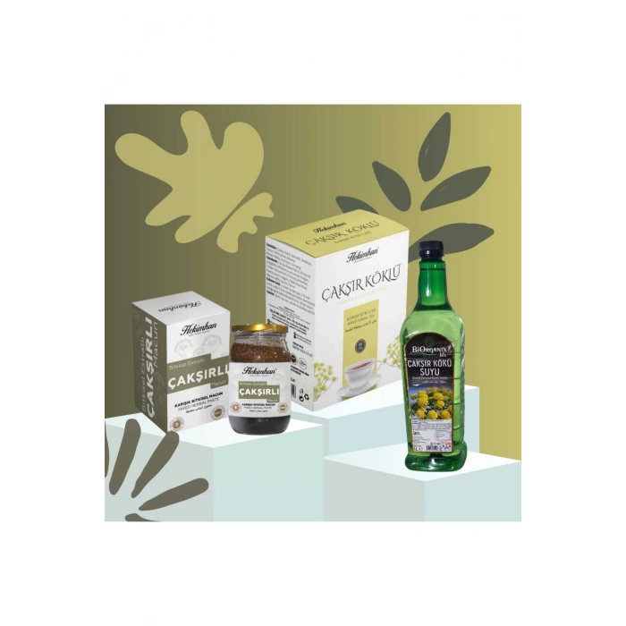 Çakşır Macunu 480 gr Çakşır suyu 1 litre Çakşır köklü çay 40lı