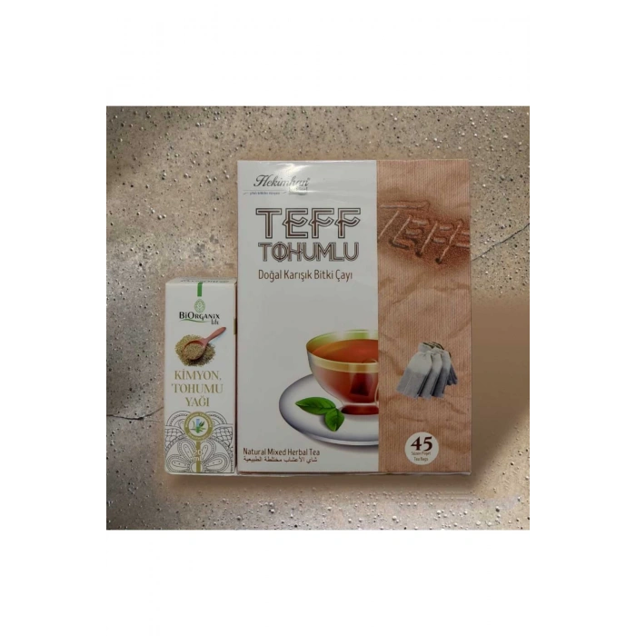 Teff Tohumlu Çay + Kimyon Tohumu Yağı
