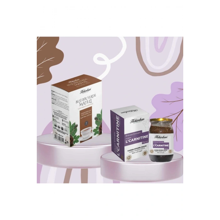 Form Seti LCarnitin Macun ve Beşi Bir Yerde Mateli Çay 40lı