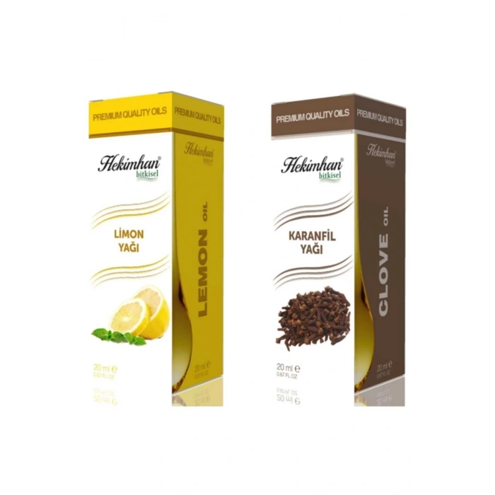 Limon Yağı 20 Ml Ve Karanfil Yağı 20 Ml Avantaj Paketi