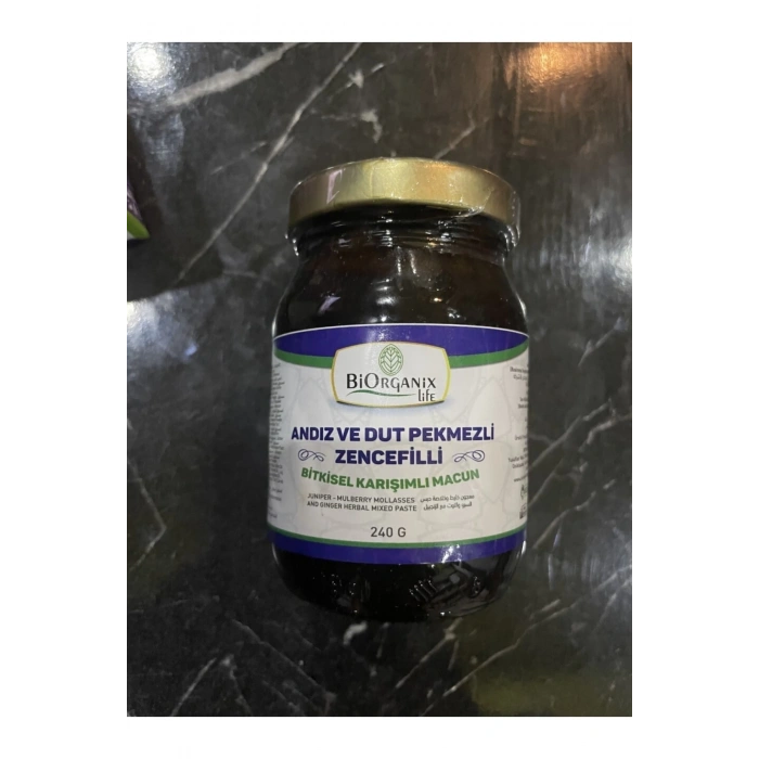 Andız Ve Dut Pekmezli,zencefilli Bitkisel Karışımlı Macun 240 gr