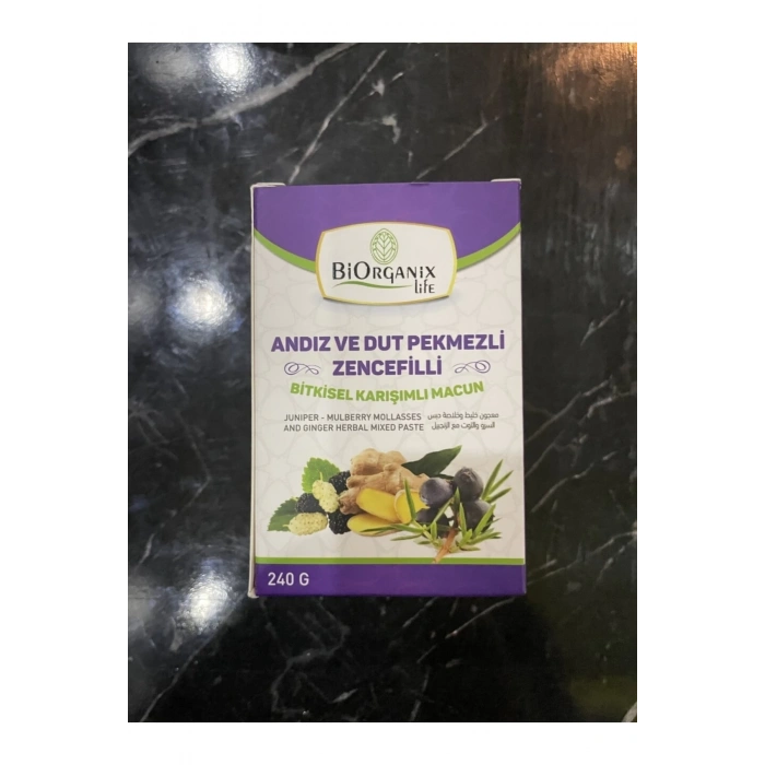 Andız Ve Dut Pekmezli,zencefilli Bitkisel Karışımlı Macun 240 gr