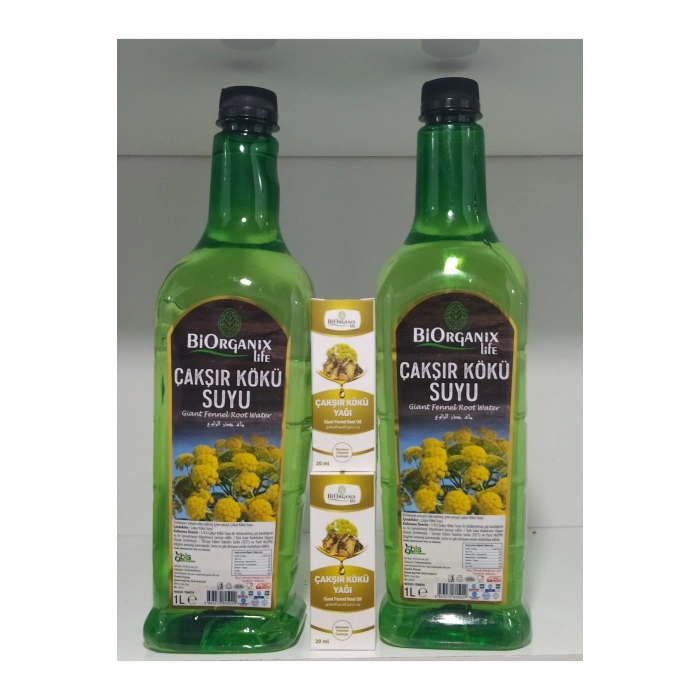 Çakşır Kökü Yağı 2 Adet 20 ml + Çakşır Kökü Suyu 2 Adet 1 lt