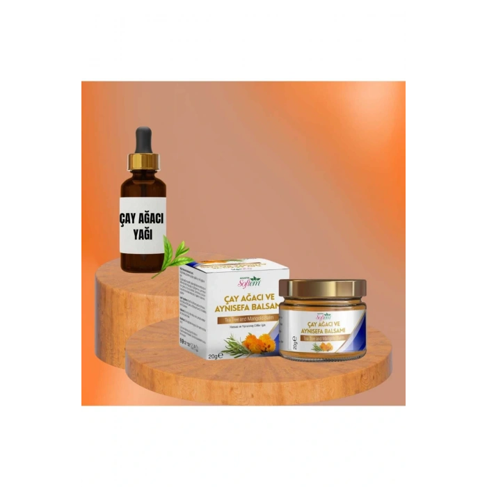 Çare Burada Çay Ağacı Yağı 20 ml ve Çay Ağacı Yağı ve Aynısefa Balsam 20 gr