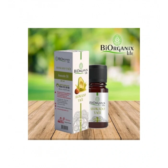 Biorganix Life Organik Avakado Yağı 20 Ml Şişede