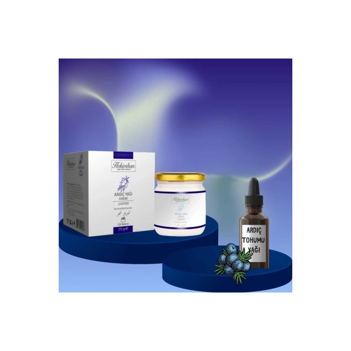 Hekimhan Bitkisel Ardıç Yağı Kremi 210 Gr Ve Ardıç Tohumu Yağı 20 Ml