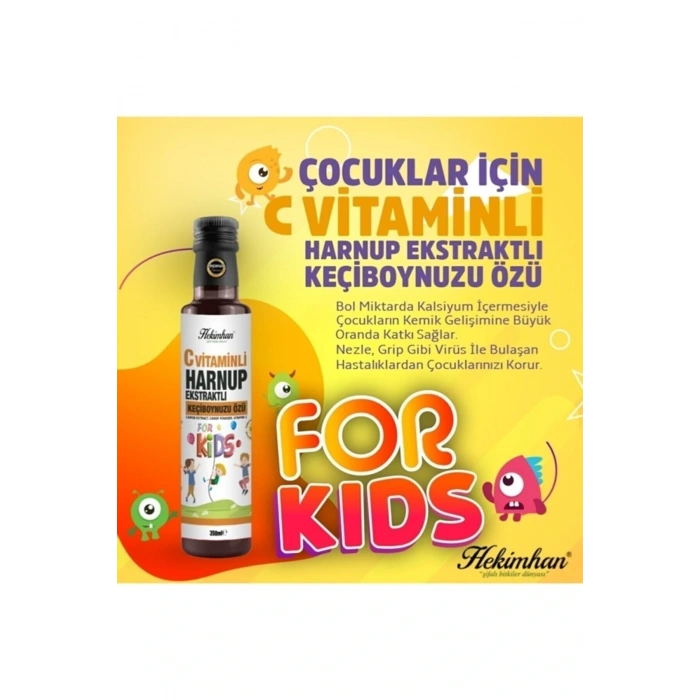 C Vitaminki Harnuplu Keçiboynuzu Özü 350 gr For Kids 2 Adet