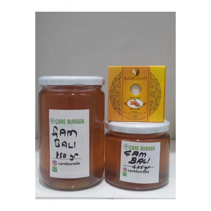 Doğal Çam Balı 850 Gr + 425 Gr Bitkisel Sabun