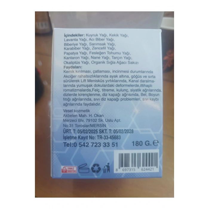 Kuyruk Yağı Kremi 180 G