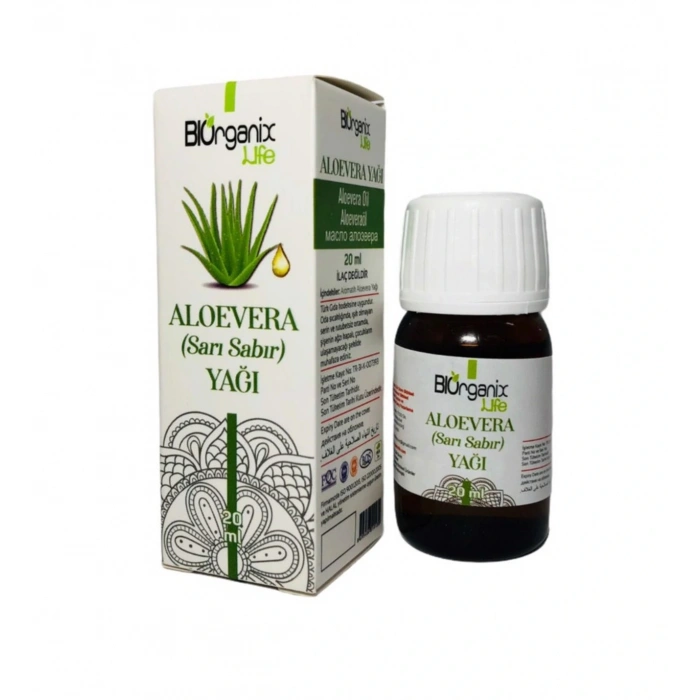 Organikdem Aloevera Yağı (Sarı Sabır) 20ml