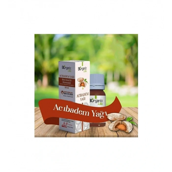 Çare Burada Bıorganix Life Acı Badem Yağı 20ml